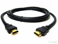 Шнур HDMI-HDMI gold, 1.5 м БЕЗ ФИЛЬТРОВ (PE bag)